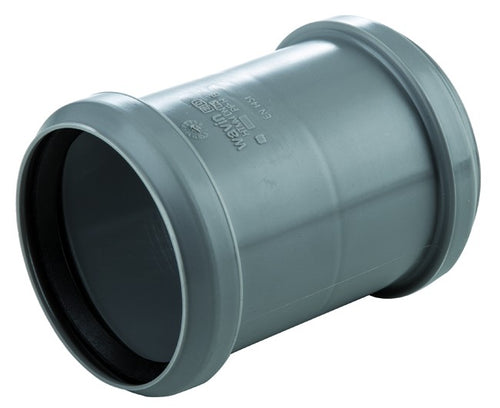 Manicotto Doppio Bicchiere Ad Innesto Con Battuta In Pp E Guarnizione Serie Ed Tech Ø50 Wavin Italia S.P.A.