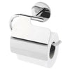 Portarotolo In Acciaio Cromato Modello Bora Dim. Cm(Lxp):19,5X5 Cromo Idroweb