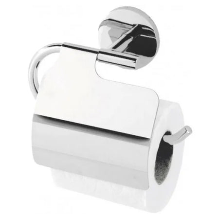 Portarotolo In Acciaio Cromato Modello Bora Dim. Cm(Lxp):19,5X5 Cromo Idroweb