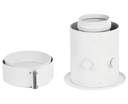 Partenza Coassiale Con Ispezione Bianca Ø60/100 Pucci Srl