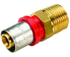 Raccordo Diritto Maschio Per Tubo Multistrato A Pressare Modello Al-Cobrapex 3/4 Ø20 Tiemme Raccorderie Spa