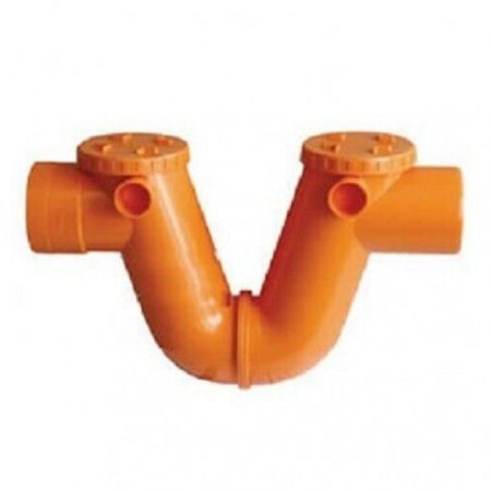 Sifone A-N Arancio In Pvc Ad Incollaggio Ø 100