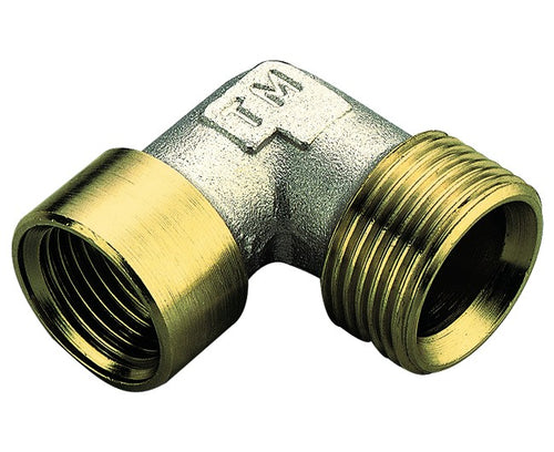 Raccordo Curvo Femmina In Ottone Giallo Modello Waterblock-Gn 3/4 Tiemme Raccorderie Spa