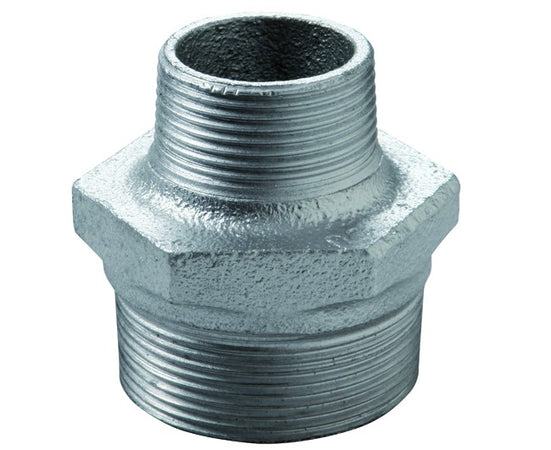 Raccordo Ridotto Maschio In Ghisa Malleabile Zincato 2X11/2 Georg Fisher