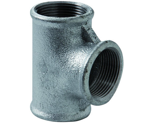 Raccordo A T Intermedio Femmina In Ghisa Malleabile Zincata 11/4 Georg Fisher