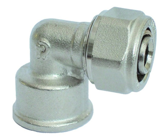 Raccordo Curvo Femmina Per Tubo Multistrato Completo Di Kit 3/4 Ø26 Pettinaroli