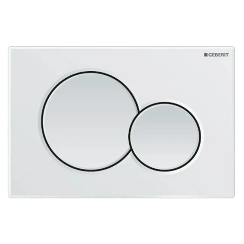 Placca 2 Tasti Modello Sigma 01 Bianca Geberit