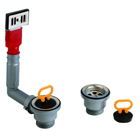 Piletta Con Troppo Pieno Per Lavello In Acciaio 11/2 Lira Spa