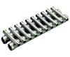 Collettore Compatto In Ottone Nichelato Per Riscaldamento 3/4*1/2 8+8 Tiemme Raccorderie Spa