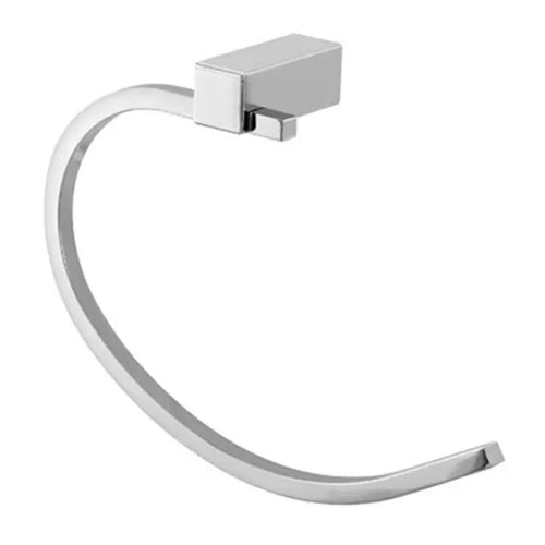 Portasalviette Ad Anello In Acciaio Cromato Modello Unica Dim. Cm(Lxh):19X6 Cromo Brand Srl