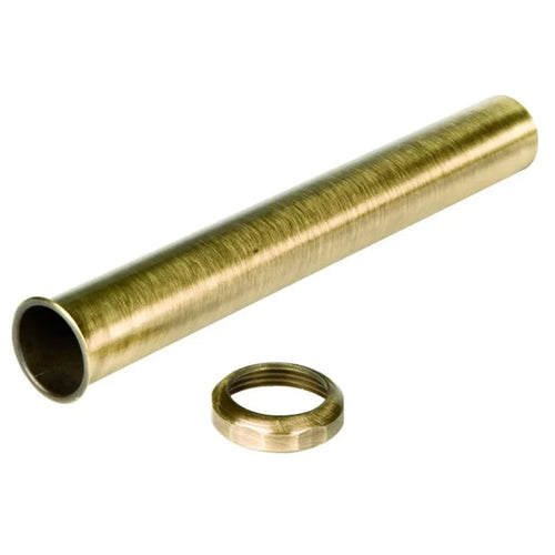 Tubo Con Cartella E Dado In Ottone Colorato Ø32X300 Bronzato Porta & Bini Rubinetterie Snc