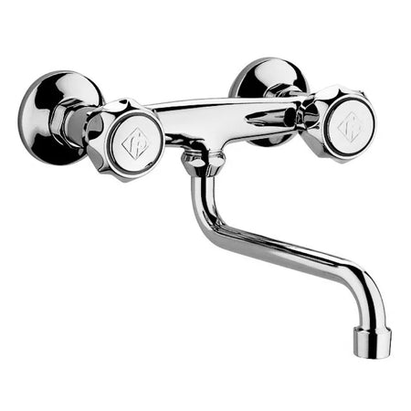 Rubinetto Lavello A Parete Serie Danubio 1/2 Rubinetteria Paffoni Spa