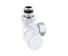 Valvola Per Radiatori Bianca Ad Angolo Attacco A Sinistra Termostatizzabile 3/8 Attacco Sinistra Arteclima S.R.L.