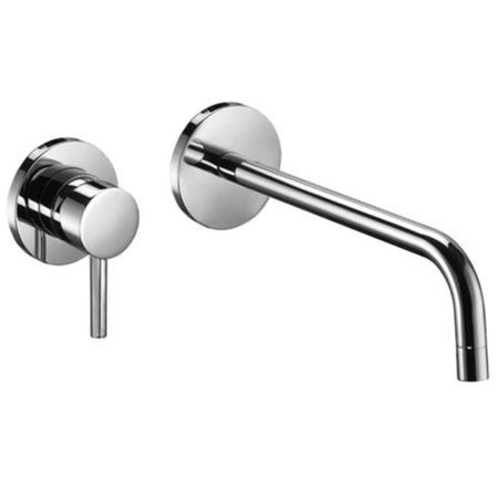 Rubinetto Miscelatore Monocomando Lavabo Incasso 2 Fori C/Bocca A Muro Serie Light 1/2 Rubinetteria Paffoni Spa