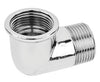Raccordo Curvo Maschio Femmina In Ottone Cromato Serie 1500 3/4 Tiemme Raccorderie Spa