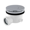 Piletta Sifonata In Abs Con Tappo Cromato Per Piatto Doccia Ø110 Tappo Cromo C.G.S. Srl