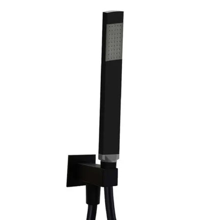 Set Doccia Quadro Con Supporto E Presa Acqua 1 Getto - Nero Opaco Rubinetteria Paffoni Spa