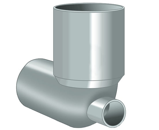 Curva Wc Con Attacco Frontale Ø 100X40 Idroweb