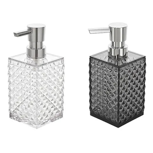 Dosasapone In Plastica Modello Milano Dim. Cm(Lxpxh):6,4X6,4X16 Trasparente Idroweb