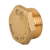 Tappo Maschio In Ottone Giallo Serie 1500 2 Tiemme Raccorderie Spa