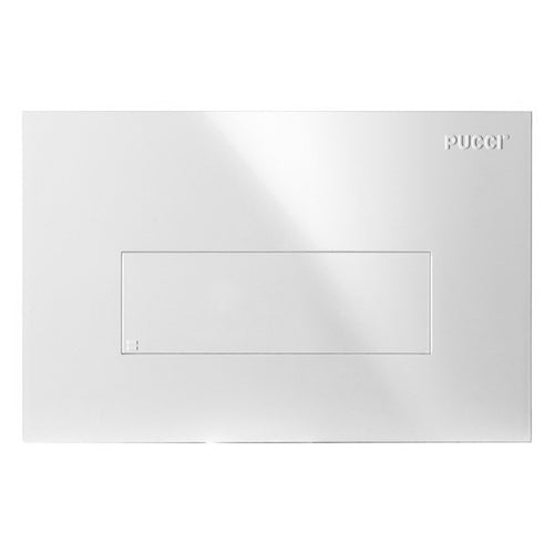 Placca 1 Tasto Modello Sara Linea Bianca Pucciplast Srl