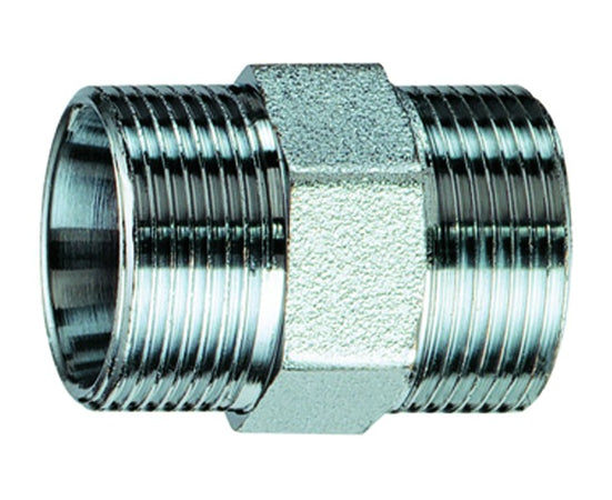 Raccordo Diritto Intermedio In Ottone Cromato 18X18 C/Kit Rame M 24X19 Far Rubinetterie