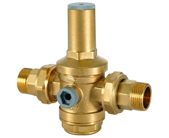 Riduttore Di Pressione A Pistone Pn25 Con Bocchettone E Attacco Manometro Modello 271 11/4 Icma S.P.A.