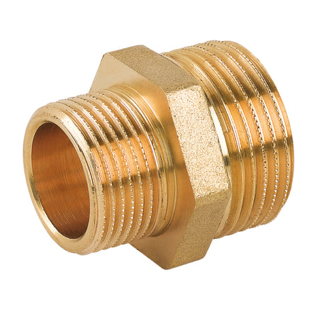 Raccordo Diritto Ridotto Maschio In Ottone Giallo Modello 1500 1X3/4 Tiemme Raccorderie Spa