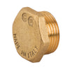 Tappo Maschio In Ottone Giallo Serie 1500 1 Tiemme Raccorderie Spa