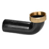 Codolo Curvo In Pehd Con Dado In Ottone 11/4Ø40 Idroweb