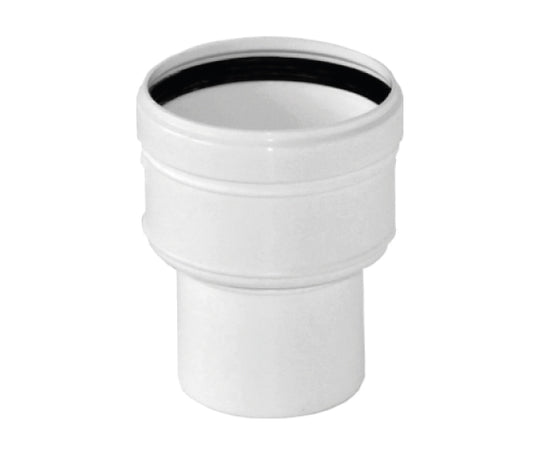 Aumento Eccentrico Monoparete Per Condesazione Ø80 Femmina / Ø60 Maschio