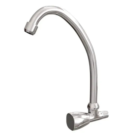 Rubinetto Monoforo Lavello A Muro Con Bocca Girevole 1/2 Idroweb