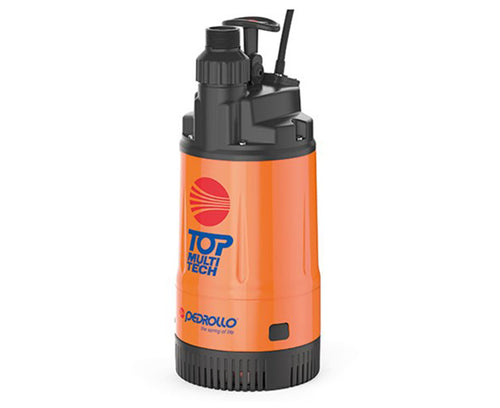 Elettropompa Sommergibile Multigirante Automatica In Tecnopolimero Per Acque Chiare Monofase Mod.Top Hp 0,75 Kw 0,55 230V Pedrollo S.P.A.