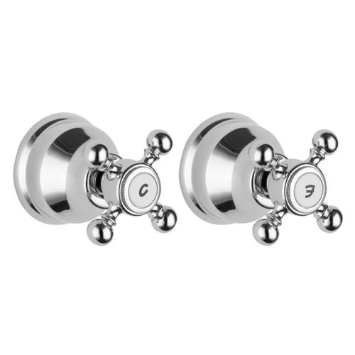 Rubinetto Doccia Incasso Due Fori Serie Anais 1/2 Rubinetterie Eurorama S.P.A.