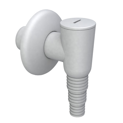 Sifone Ad Innesto In Abs Per Lavatrice/Lavastoviglie Con Placca Bianca Modello Styling Ø32 Bonomini S.R.L.