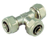 Raccordo A T Intermedio Per Tubo Multistrato Modello Al-Cobrapex Ø20-20-20 Tiemme Raccorderie Spa