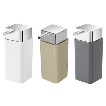 Dosasapone In Plastica Modello Star Dim. Cm(Lxpxh):6X6X15 Grigio Brand Srl