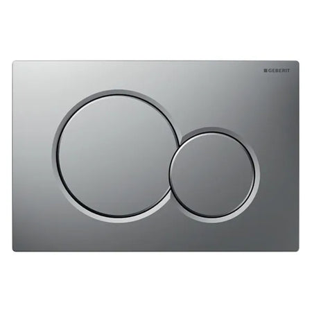 Placca 2 Tasti Modello Sigma 01 Cromo Satinata Geberit
