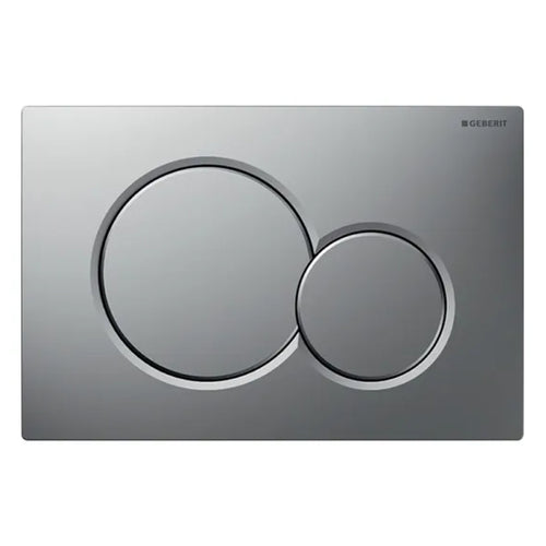 Placca 2 Tasti Modello Sigma 01 Cromo Satinata Geberit