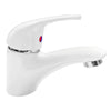 Rubinetto Miscelatore Monocomando Per Lavabo Serie Nettuno Bianco Scarico 11/4 Rubinetteria Paffoni Spa