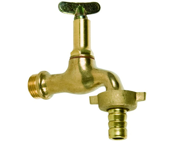 Rubinetto Portagomma In Ottone Giallo Con Chiavino 1/2 Idral