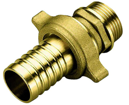 Raccordo Diritto 3 Pezzi Maschio Portagomma In Ottone Giallo Per Pompa Serie 1000 Ø30X11/4 Pettinaroli
