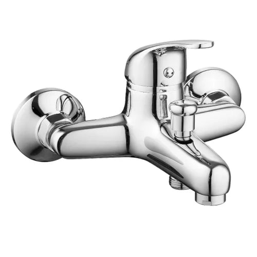 Rubinetto Miscelatore Monocomando Vasca Esterno Con Doccia Serie Blu 2.0 C/Attacco Duplex E Flessibile 1,5 Mt