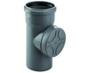 Braga 87 ° Con Tappo Ispezione Ad Innesto In Pp Con Guarnizione Serie Ed Tech Ee ¸125 Wavin Italia S.P.A.