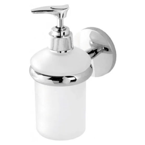 Dosasapone In Acciaio Cromato Modello Bora Dim. Cm(Lxh):Ø5X21 Cromo Idroweb