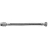Flessibile In Acciaio Inox Maschio Prolungato Cm30 M.F.1/2 Cm 30