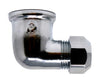Raccordo Curvo Femmina A Tenuta Ptfe Per Tubo Rame Cromato Serie 6900 1/2X Ø 10 Pettinaroli