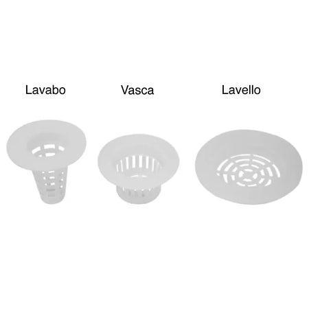 Griglietta In Polietilene Neutro Per Lavabo Ø47Mm Idroweb