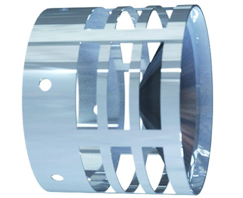 Terminale Scarico Fumi Orizzontale Inox Aisi 304 Ø80 Pucci Srl