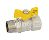 Valvola Arresto A Sfera In Ottone Con Farfalla Per Gas Maschio Femmina 1/2 Valvosanitaria Bugatti S.P.A.